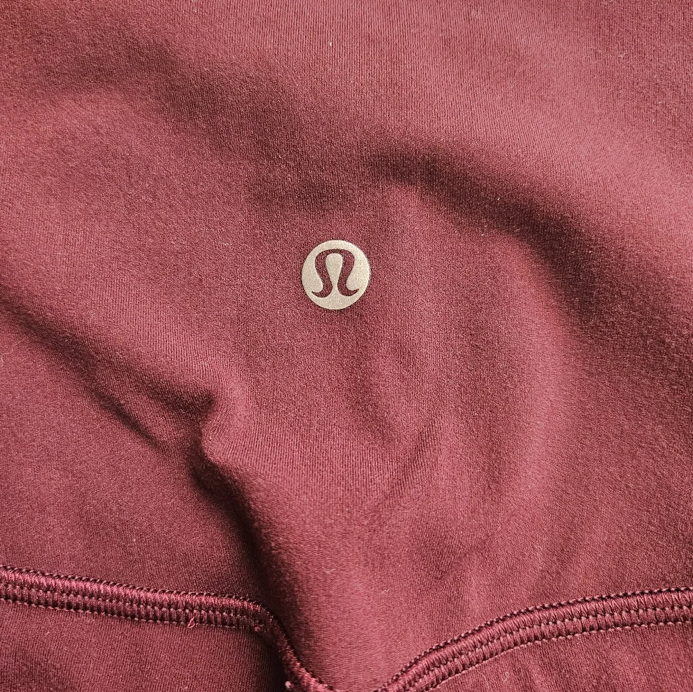 Lululemon Align Pant 25" Red Merlot Leggings - Picture 4 of 5